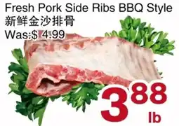 First Choice Supermarket Fresh Pork Side Ribs BBQ Style offer
