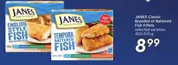 Sobeys Janes classic breaded or battered fish fillets offer