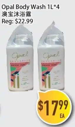 Full Fresh Supermarket Opal body wash offer