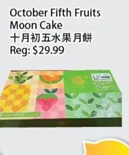 Full Fresh Supermarket October Fifth Fruits Moon Cake offer