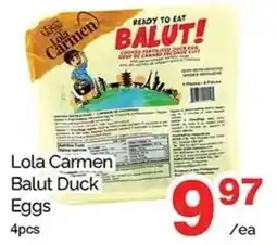 T&T Supermarket Lola Carmen Balut Duck Eggs offer