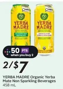 Sobeys Yerba Madre Organic Yerba Mate Non Sparkling Beverages offer