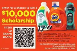 Sobeys Tide Liquid Laundry offer