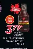 Sobeys Bull's-eye bbq sauce offer