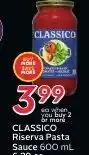 Sobeys Classico Riserva Pasta Sauce offer