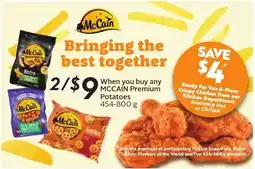 Sobeys McCain Premium Potatoes offer
