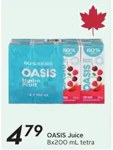 Sobeys Oasis juice offer