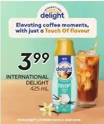 Sobeys International Delight Touch Of flavour offer