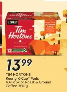Sobeys Tim Hortons Keurig K-Cup Pods offer