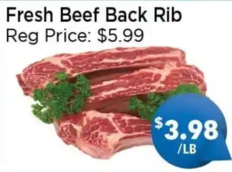 Fresh Beef Back Rib