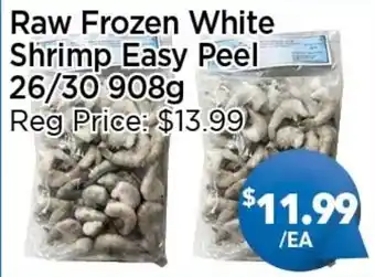 Raw Frozen White Shrimp Easy Peel