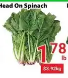 Nations Fresh Foods Head On Spinach offer