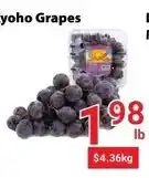 Nations Fresh Foods Kyoho Grapes offer
