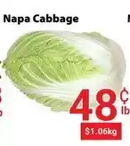 Nations Fresh Foods Napa Cabbage offer