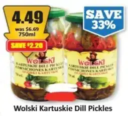 Starsky Wolski kartuskie dill pickles offer
