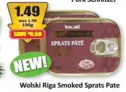 Starsky Wolski riga smoked sprats pate offer