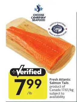 Sobeys Fresh Atlantic Salmon Tails offer