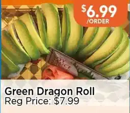 Blue Sky Supermarket Green Dragon Roll offer