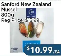 Blue Sky Supermarket Sanford mussel offer