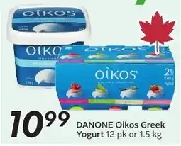 Sobeys Danone Oikos Greek Yogurt offer