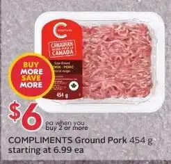 Sobeys Compliments Ground Pork offer