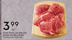 Sobeys Fresh Pork Loin Rib and Sirloin Combo Chops offer