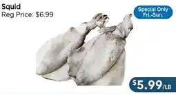 Blue Sky Supermarket Squid offer