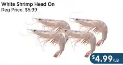 Blue Sky Supermarket White Shrimp Head On offer