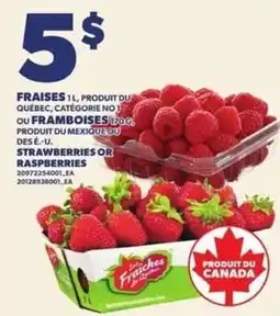 Provigo Strawberries or Raspberries offer