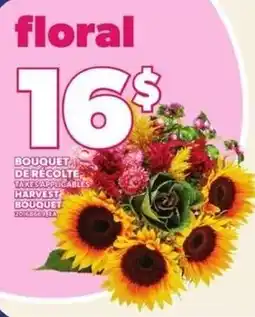 Provigo floral bouquet offer