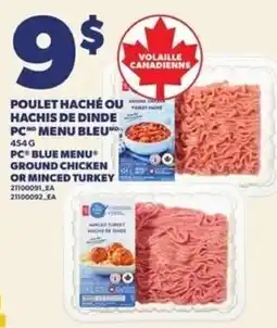 Provigo PC ground chicken or minced turkey offer