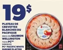 Provigo PC pacific white shrimp platter offer
