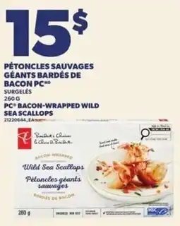 Provigo PC bacon-wrapped wild sea scallops offer
