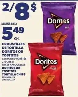 Provigo Doritos tortilla chips offer