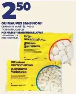 Provigo No Name marshmallows offer
