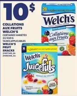 Provigo Welch's collations aux fruits offer