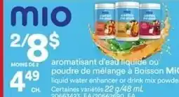 Provigo Mio liquid water enhancer or drink mix powder offer