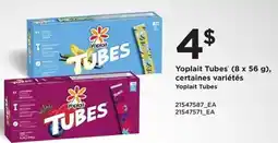 Provigo Yoplait Tubes offer