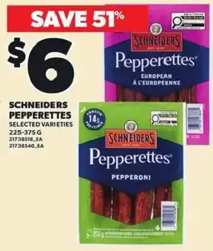 Schneiders pepperettes