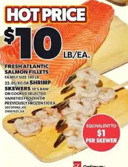 Loblaws Fresh Atlantic Salmon Fillets offer