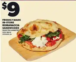 Loblaws Romanaccia sandwiches offer