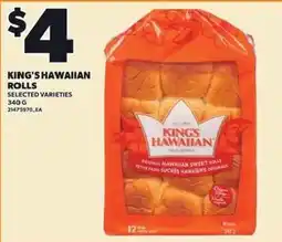 Loblaws Kings hawaiian rolls offer