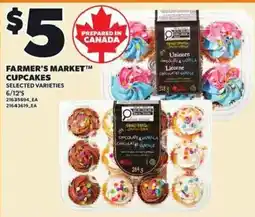 Loblaws Farmer's Market cupcakes offer