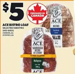 Loblaws Ace bistro loaf offer