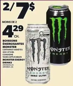 Provigo Monster energy drinks offer
