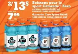 Provigo Gatorade Zero Sports Drink offer