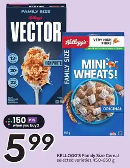 Sobeys Kellogg's Family Size Cereal offer