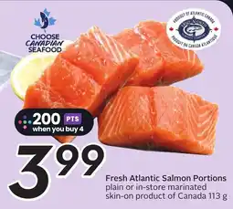 Sobeys True North Fresh Atlantic Salmon Portions offer