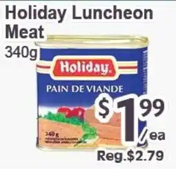 Blue Sky Supermarket Holiday luncheon meat offer