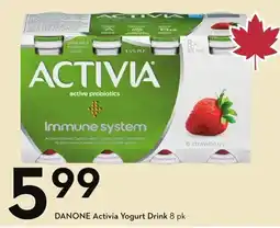 Sobeys Danone Activia Yogurt Drink offer